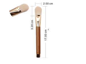 Goat hair 15pcs gold color high quality makeup brushes set in PU bag Customized Brushes Makeup