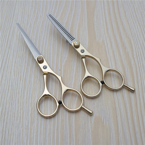 good quality golden hair scissors