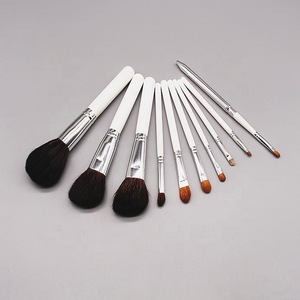 handmade Professional Foundation Brush  Cosmetic Tools Kit 10pcs Makeup Brushes Set