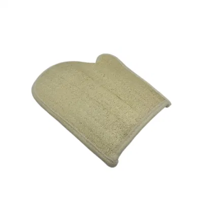 High Quality Private Logo Natural Loofah Bath Glove for Men