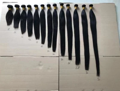 Human Hair Bone Straight Natural Mink Brazilian Hair Bundle Human Hair Extension