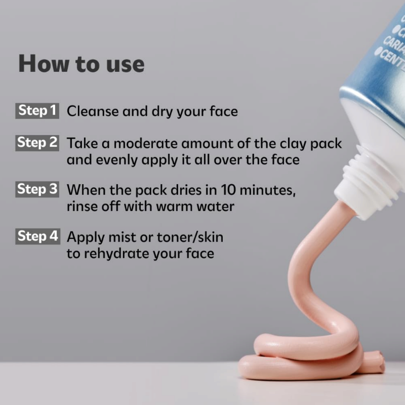 ISOI Pore Tightening Clay Mask Pack Exfoliating Sebum Control Moisture Balancing Natural Kaolin Clay