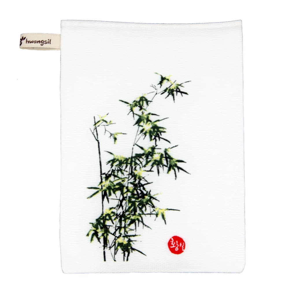 [K-culture] Hwangsil  Body scrub towel scrubber exfoliation sponge bath towel Gracious Plants design