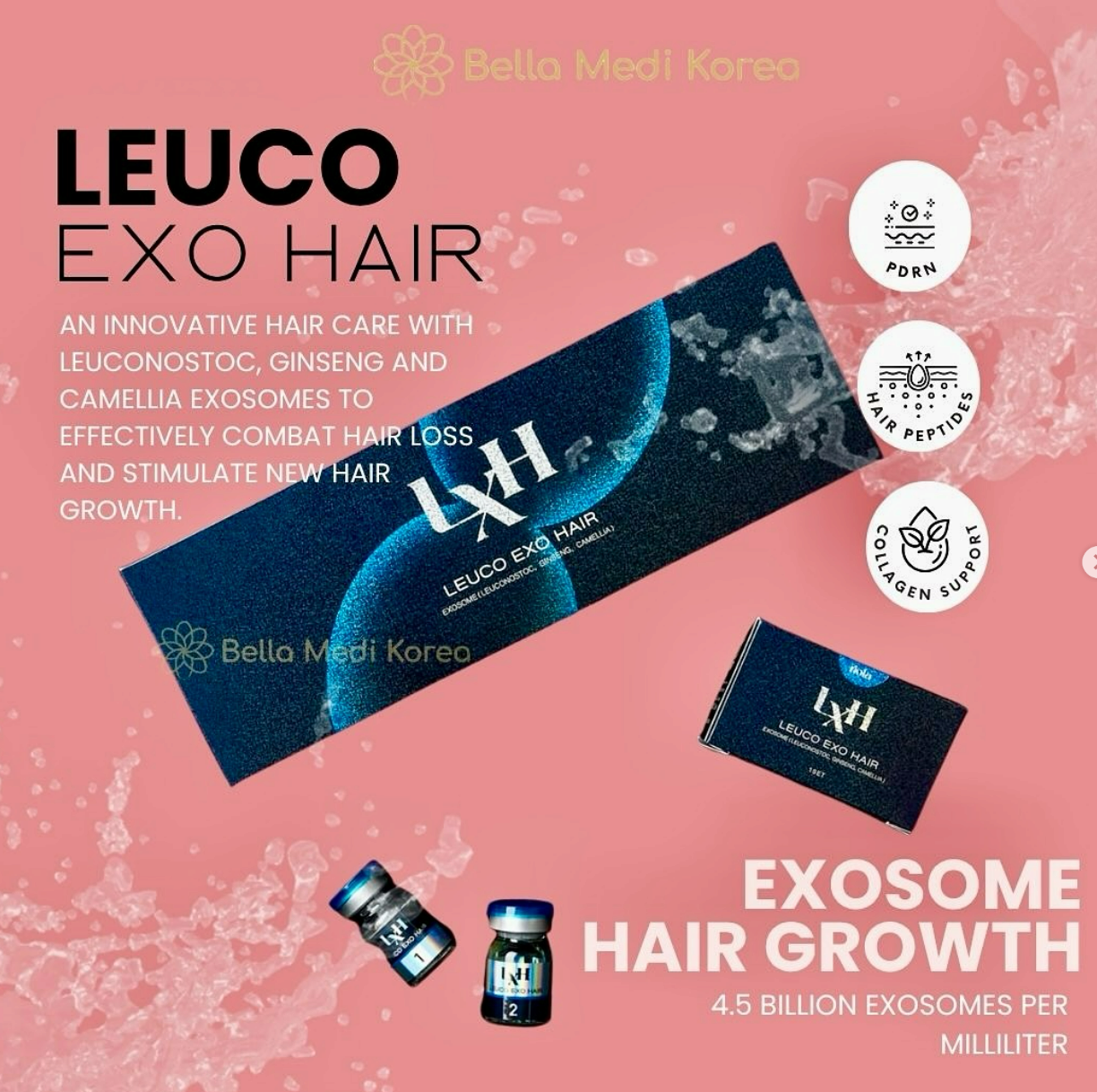 Leuco Exo Hair Exosome Hair Growth