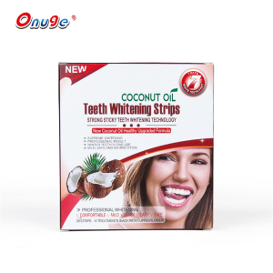 Onuge 28Pcs14Pair Gel Teeth Whitening Strips Oral Bleeching 14 Day Minty Whitening Strips