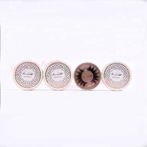 Own logo transparent naked band 3d faux mink hair strip false eyelashes