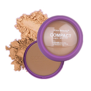 Private Label Cosmetic Wholesale OIL-FREE  Matte Compact Press Powder Makeup Face Powder