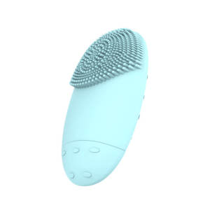 PSB portable waterproof mini electric sonic vibrating silicone facial wash cleansing brush