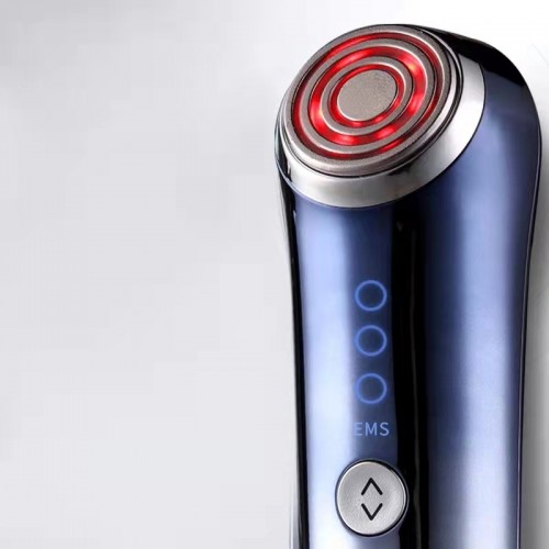 Red and blue light frequency conversion RF firming skin beauty instrument