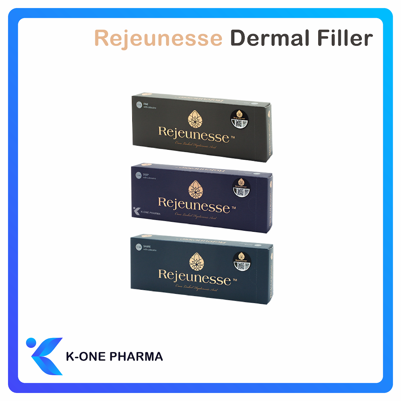 REJEUNESSE Dermal Filler Long-lasting Natural - looking Lip fullness Rejuvenation Facial contours