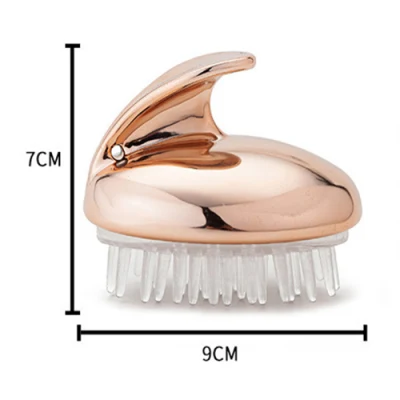 Silicone Head Body Scalp Massage Brush Shampoo Hair Washing Comb