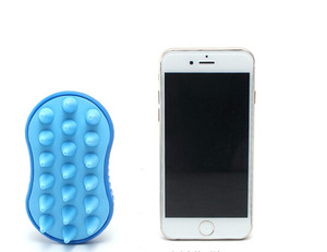 Silicone Massage Brush Comb / Detangling Hair Brush / scalp shampoo brush