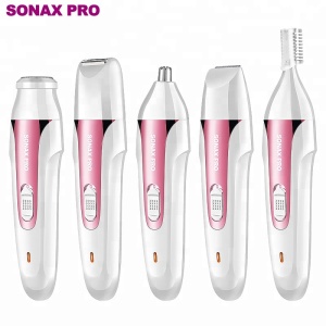 SONAX PRO Rechargeable USB Charging Beauty  Women Electric Shaver Hair Remover Lady Shaver 5in1