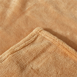 Super Soft Warm Light Tan Fuzzy Flannel Blanket Lightweight Bed or Couch Blanket for Winter/Autumn