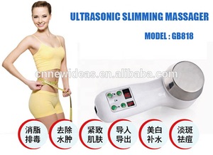 unique handy body massage with ultrasonic vibrating for body slimming massager