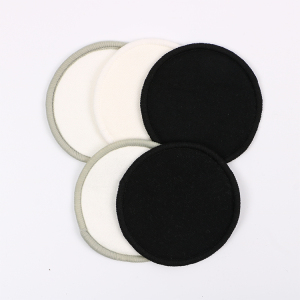 Washable Organic Bamboo Cotton Rounds Facial Cleansing Super Soft Reusable Makeup Remover Cotton Pads Round