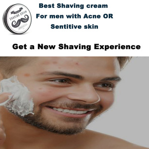 Whole Men Care Product Beard Soften And Moisturizing Organic Shaving Cream