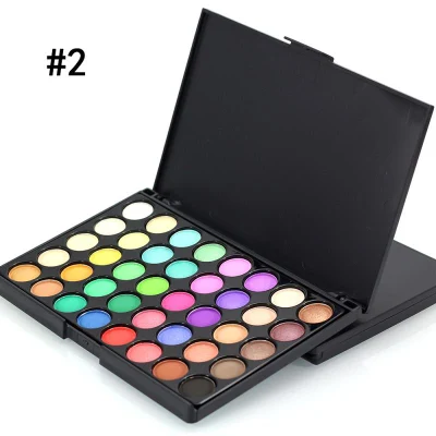 Wnm 210 New Wholesale 40-Color Eyeshadow Matt Pearlescent Earth Color Eyeshadow Palette, Long-Lasting Makeup Have Stock