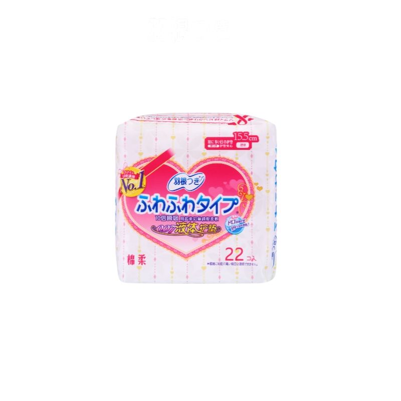 Tsuki LIQUID Sanitary Pantyliner (155 mm, 22 pcs per bag, 108 bags per carton box), Day Use