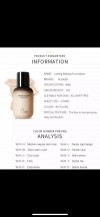 JIMEI 40ml Matte Makeup Foundation Cream For Face Professional Concealing Make up Liquid Long-lasting Cosmetics