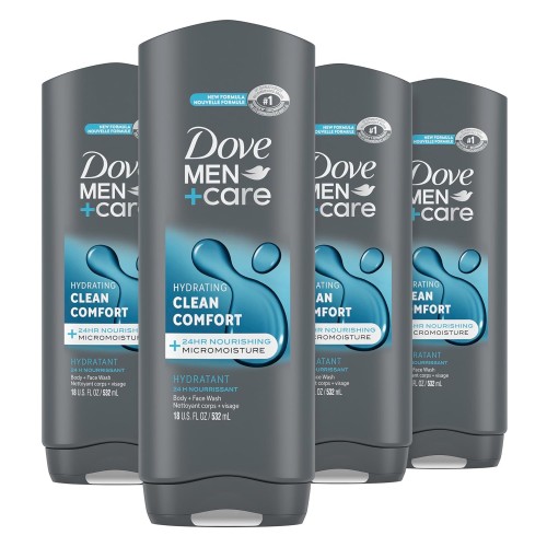 Dove Men+Care Clean Comfort Body and Face Wash