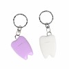 15M tooth keychain dental floss mint waxed.