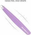 Stainless Steel Slant Tip Tweezers Professional Eyebrow & Eyelash Tweezers for Your Daily Beauty Routine ( Green )