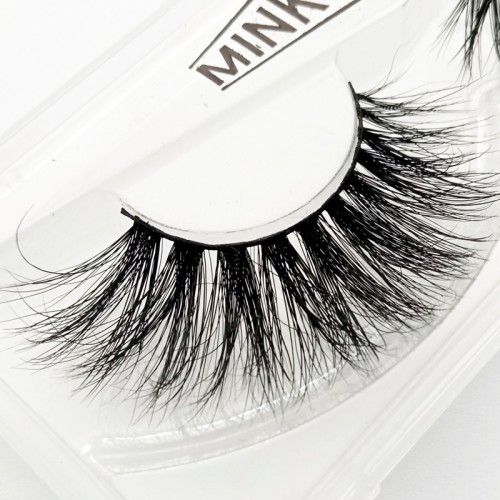 Customized Package Accepted 100% 25 mm big Mink Fur Eyelash 3D mink eyelashes