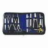 12-Piece Manicure and Pedicure Set – Stainless Steel in Leather Pouch