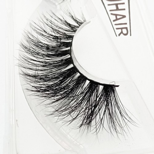 Customized Package Accepted 100% 25 mm big Mink Fur Eyelash 3D mink eyelashes