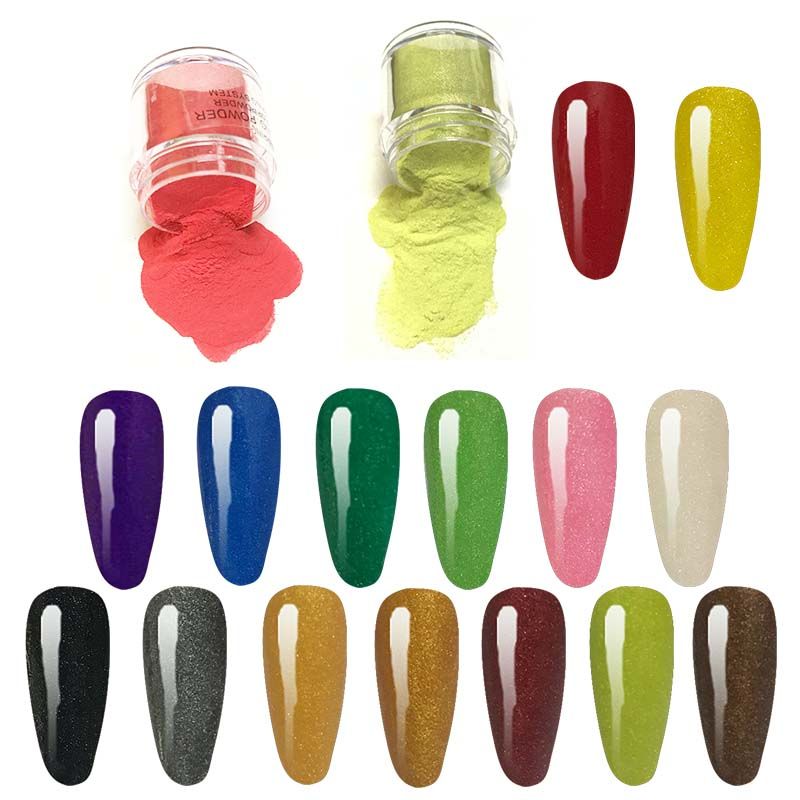 Acrylic Dip Powder Nail Kit Better Than UV Gel More Design Changes Art DIY at Home Dipping Powder for Nails