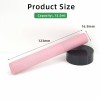 123*16.9MM 10ML Mini Pink Color Plastic Injection Blowing Empty Mascara Tube With Silicone Brush Head