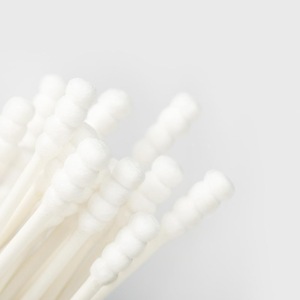100pcs/box One Head Point One Head Spiral Eco-Friendly Wood Pulp Paper Sticks Beauty Makeup Cotton Buds Sanitary Cotton Swabs