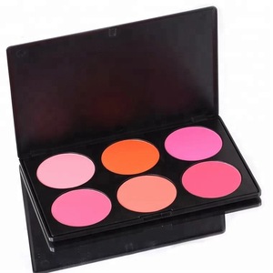 3 blushes + 3 highlighters mini portable beautiful eyeshadow blusher highlighter Affordable Palette 3 in 1 Makeup Kit