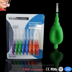 8 Packed STAINLESS STEEL WIRE Interdental Brush