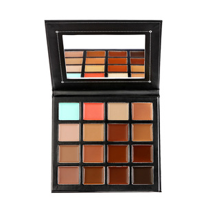  Wholesale Professional 16 color makeup palette face cream concealer