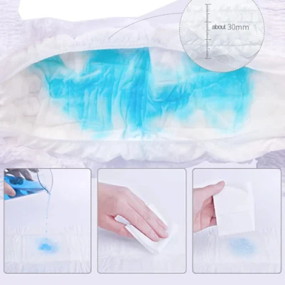 All Size Women Breathable Biodegradable Pad Sanitary Napkins Panty Adult Diapers