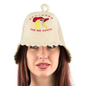 Best Sale Sauna Hat Russian Banya Sauna Hat Wool Felt Sauna Hat to Protect Hair