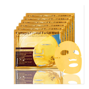 Best Selling Anti-Aging Collagen Silicone Crystal 24K Gold Neck/Face/Lip/Eye/ Forehead Mask