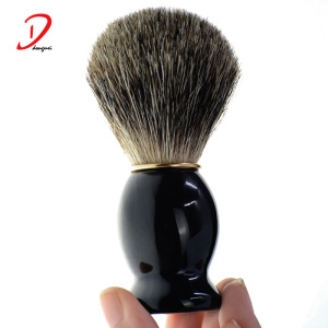black  wood handle shaving brush,custom label shaving brushes