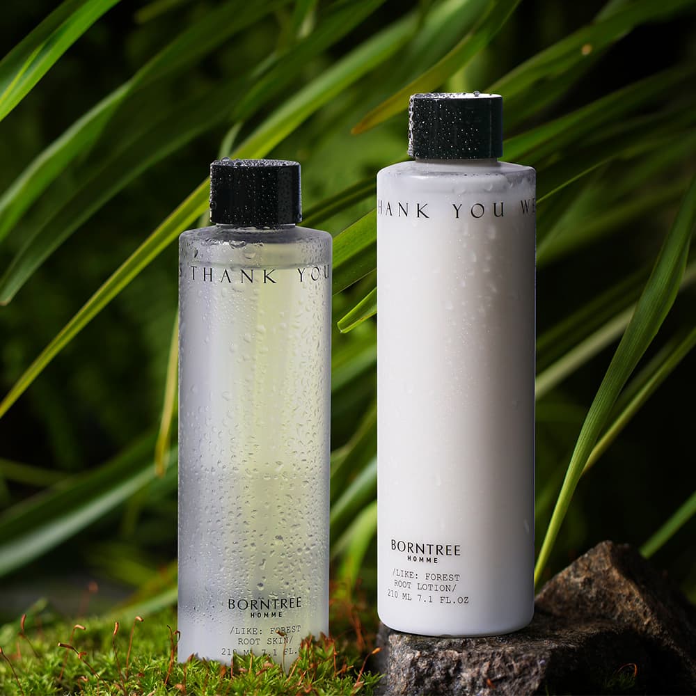 BORNTREE LIKE FOREST ROOT SKIN 210ml 7.1 FL.oz + LOTION 210ml 7.1 FL.oz