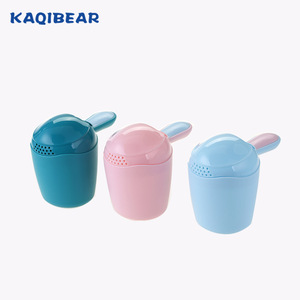 Cartoon Plastic Baby Shower Shampoo Rinse Cup