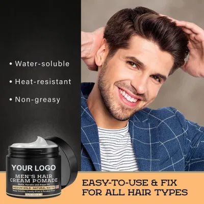 Cosmetics Hair Skin Care Products Organic Hair Styling Cream for Men