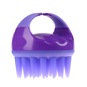 Custom silicone Scalp Massager Shampoo hair Brush