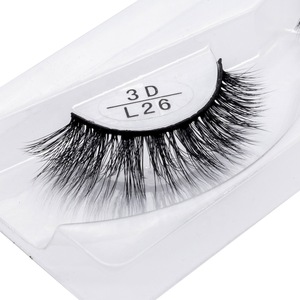 Customized Cheap Price Private Label Korean Pbt Fiber 3d Silk False Eyelashes