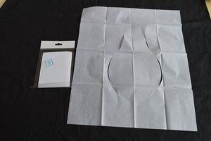 Disposable Toilet Seat Covers Paper Travel Outdoor Sanitary Waterproof Mat/closestool mat