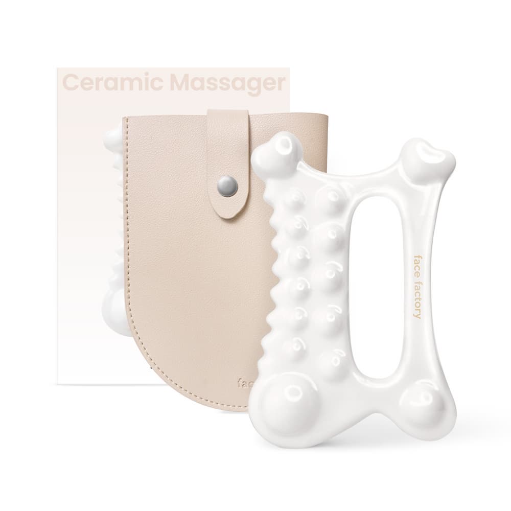 face factory Ceramic GuaSha Facial Massager