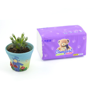 Factory Direct Price Soft Pack Facial Tissue Cartoon Packing OEM Acceptable Tissue Paper