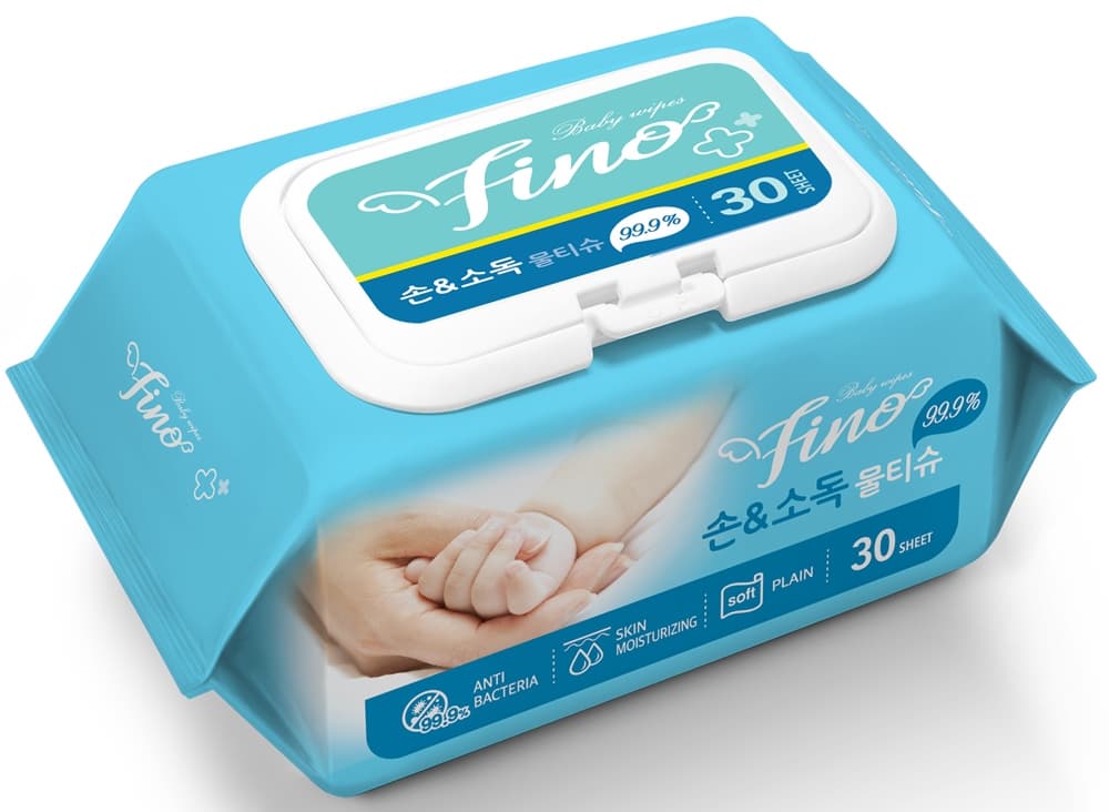 Fino hand sanitizer wipes (cap)