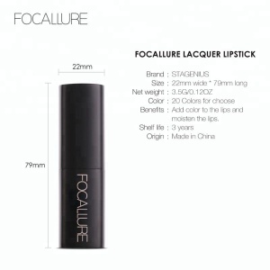 Focallure Guangdong Manufacture Factory Price Cosmetic Long Lasting Soft Lipstick Lip Stick Makeup